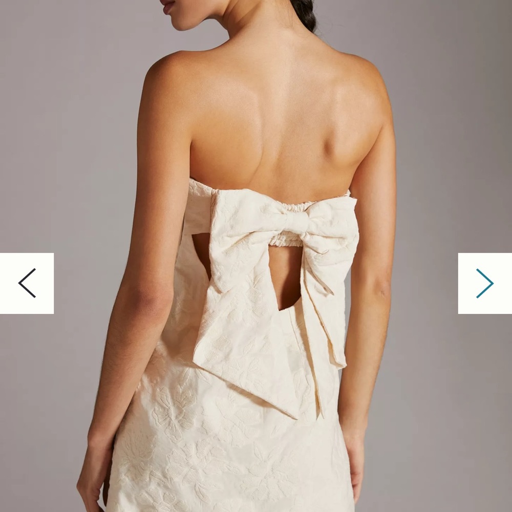 Textured Shift Mini Dress - Picture 3 of 11